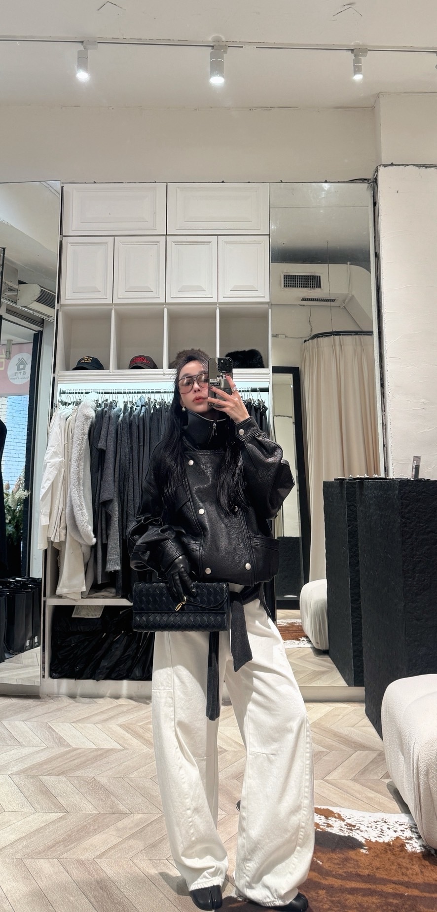 彎刀白牛仔褲#2789