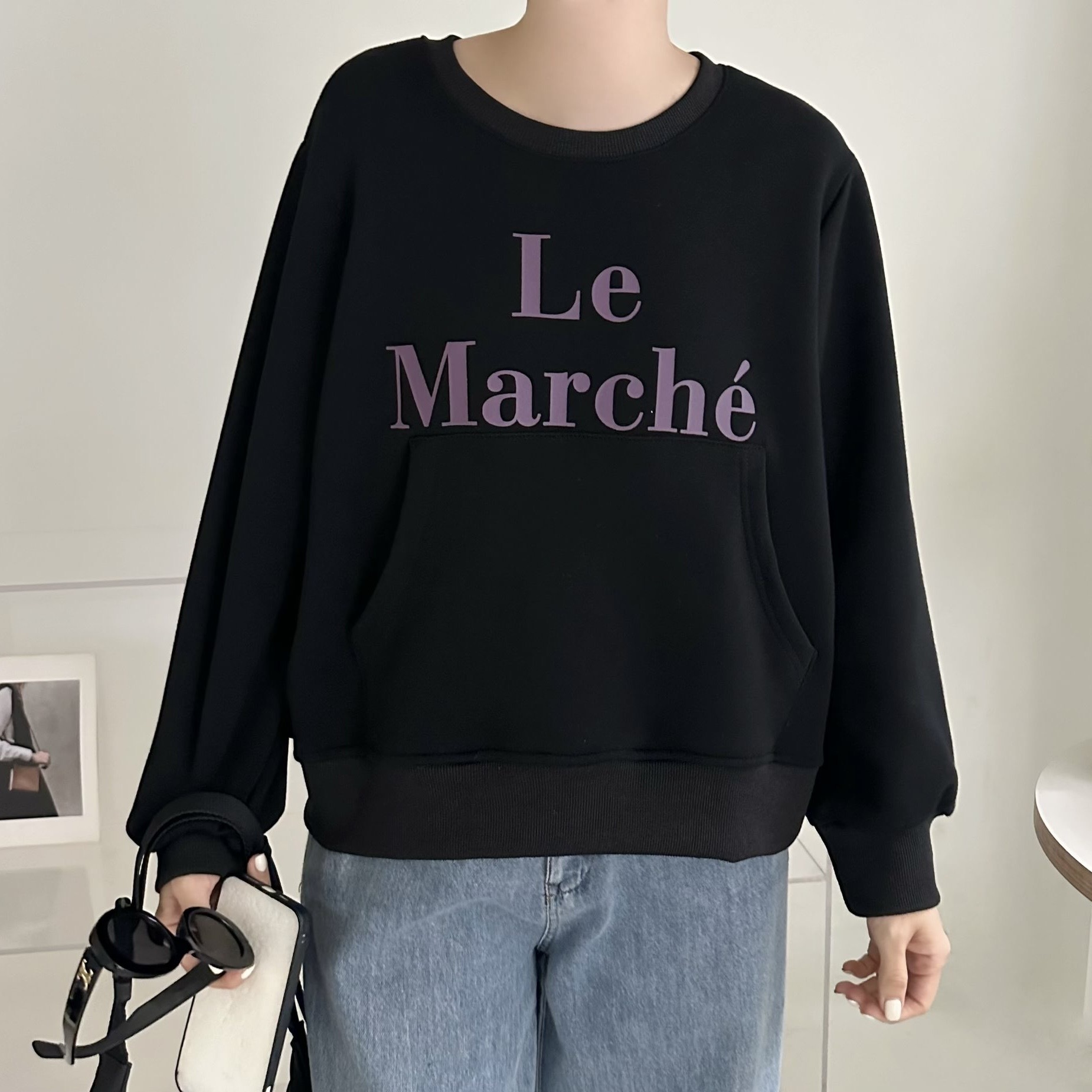 【BONNIE】Le Marche插袋毛底衛衣  - 5色選擇 (C23-C27)