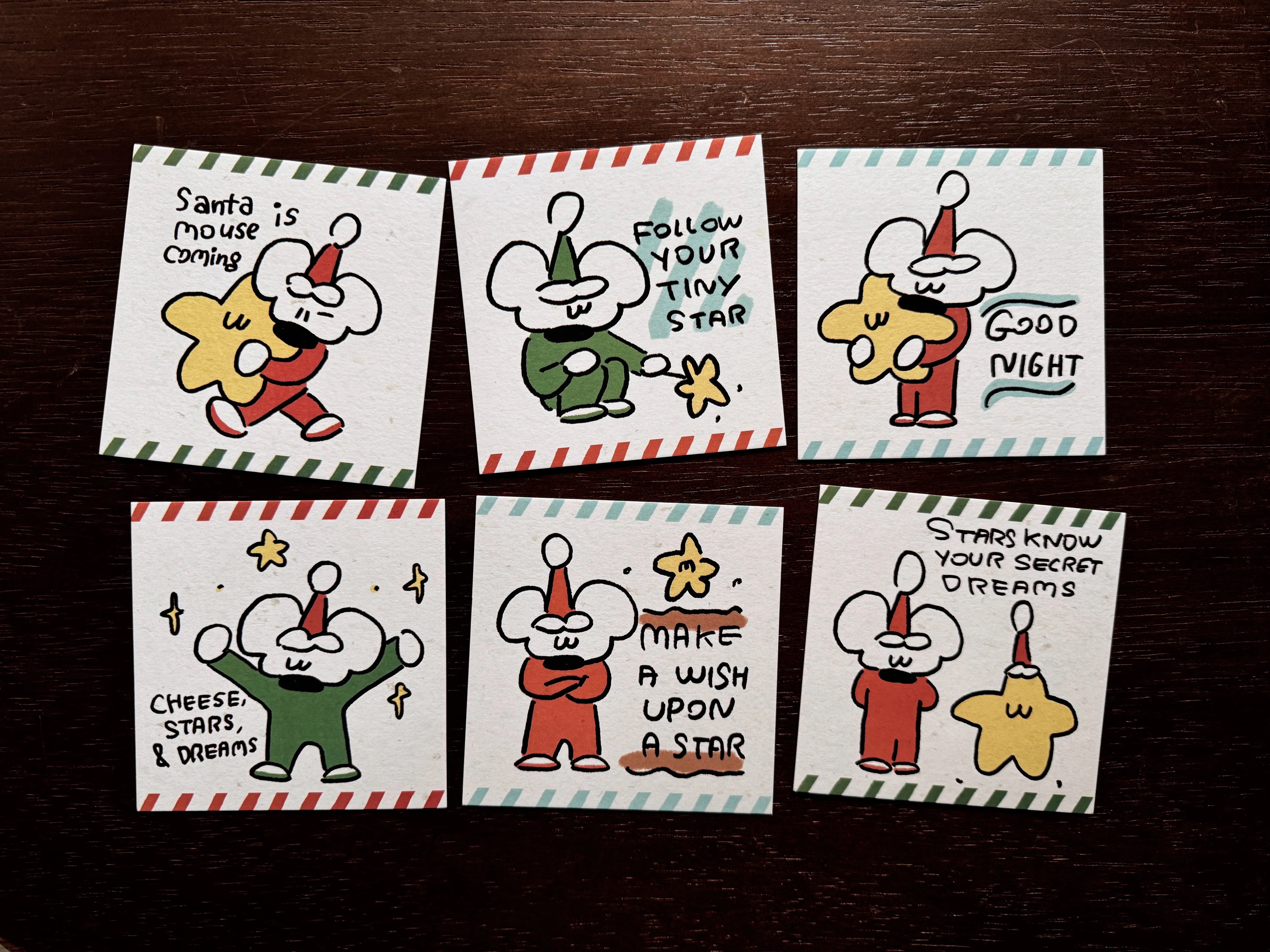 1991w2992｜Lucky Christmas 明信片套組（六入）