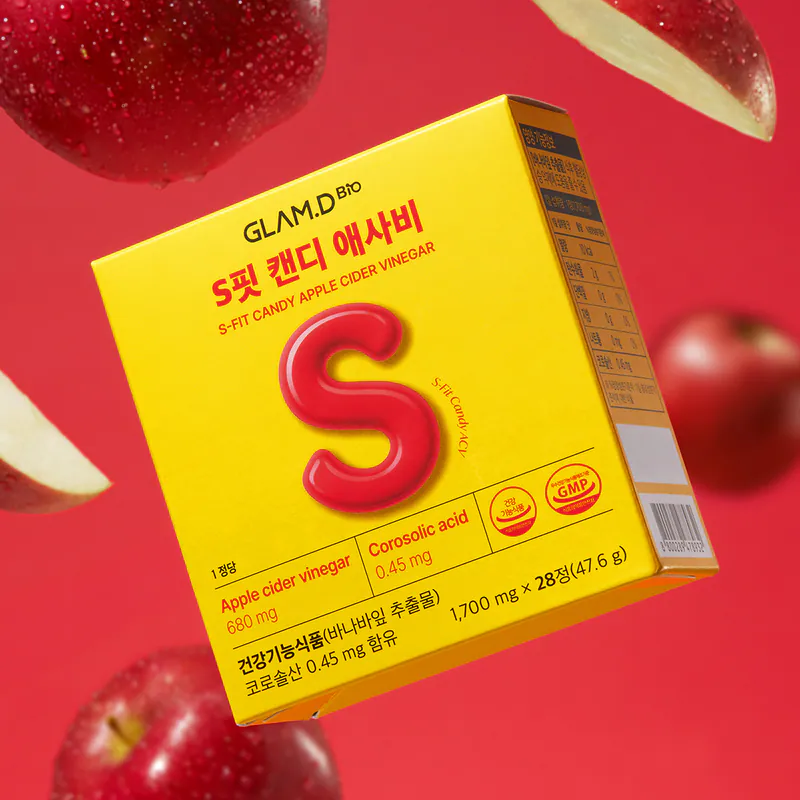 RZ039 GLAM-D Inner Beauty S-FIT蘋果醋糖 1700MG X 28粒 EXP: 2027年