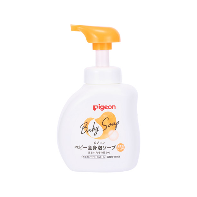 Pigeon Baby Whole Body Foam Soap (Moisturizing / Shittori) 500ml