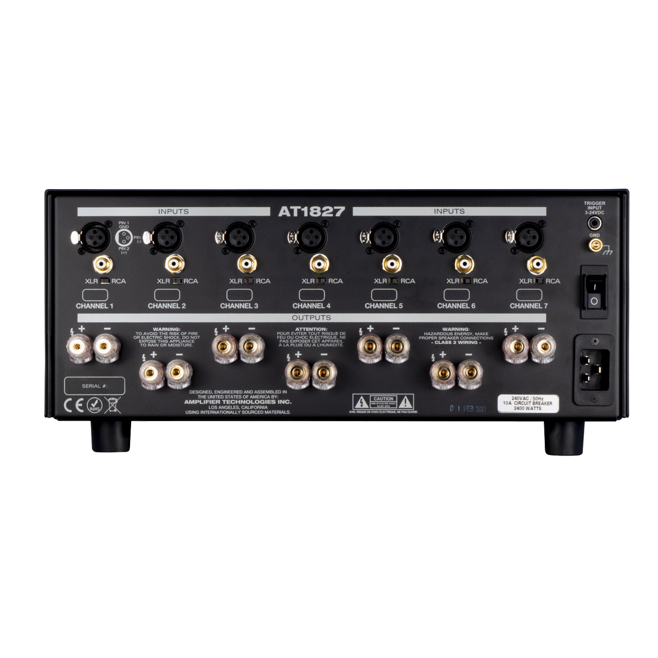 ATI AT1827 7 聲道 後級擴音機