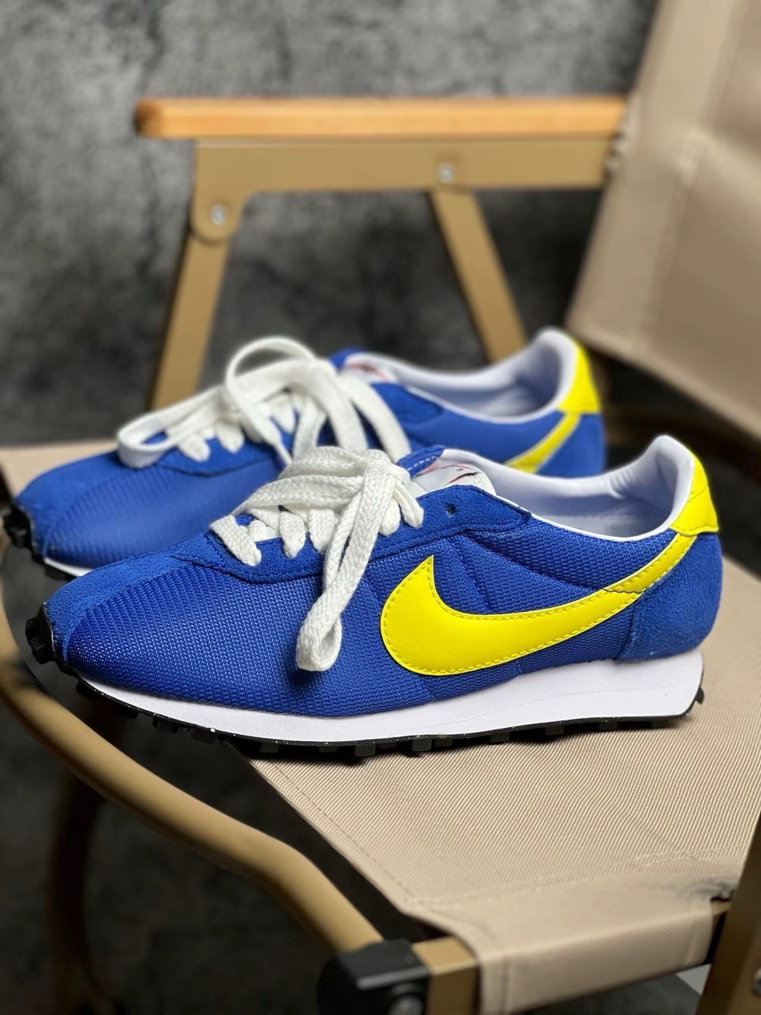 Nike LD-1000 SP 男鞋 藍 黃 復刻 麂皮 FQ9079-400