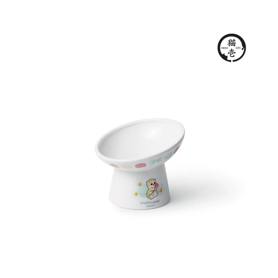 貓壹｜【快樂食光】斜淺口食碗M- mofusand限定款
