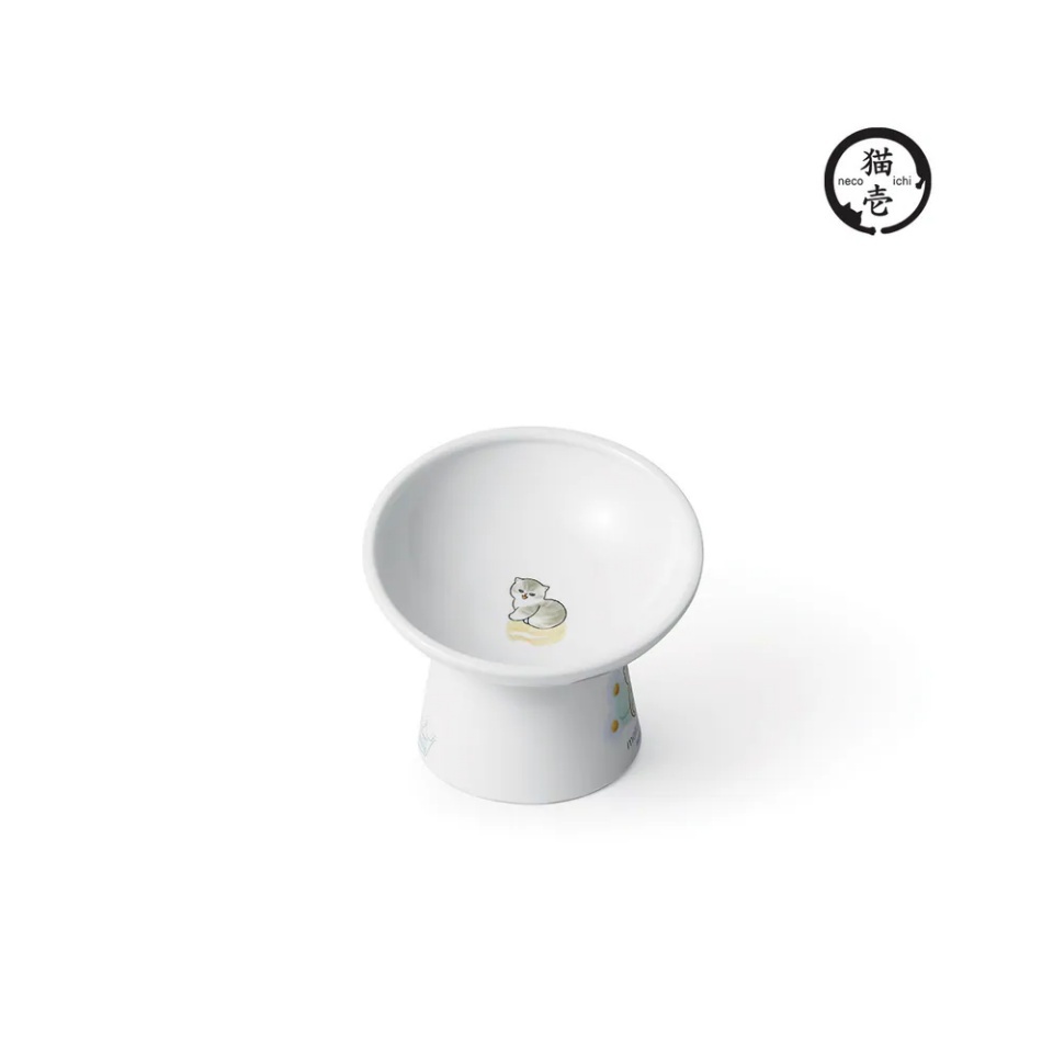 貓壹｜【快樂食光】斜淺口食碗M- mofusand限定款