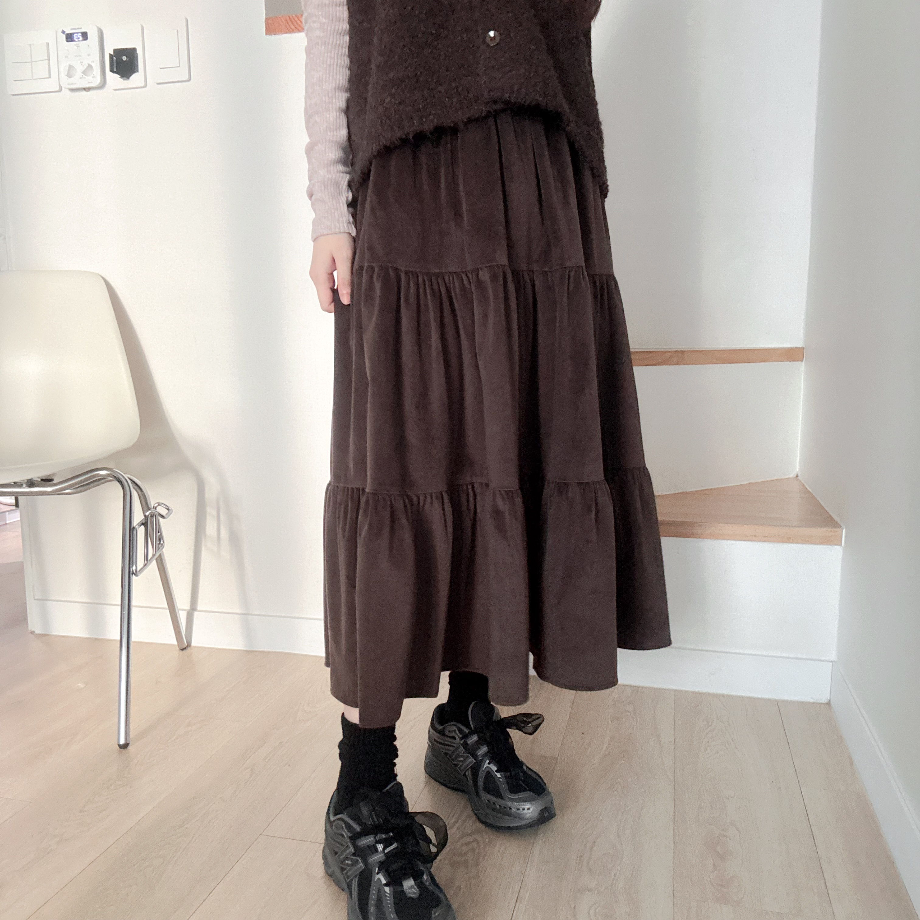 質感絲絨蛋糕裙