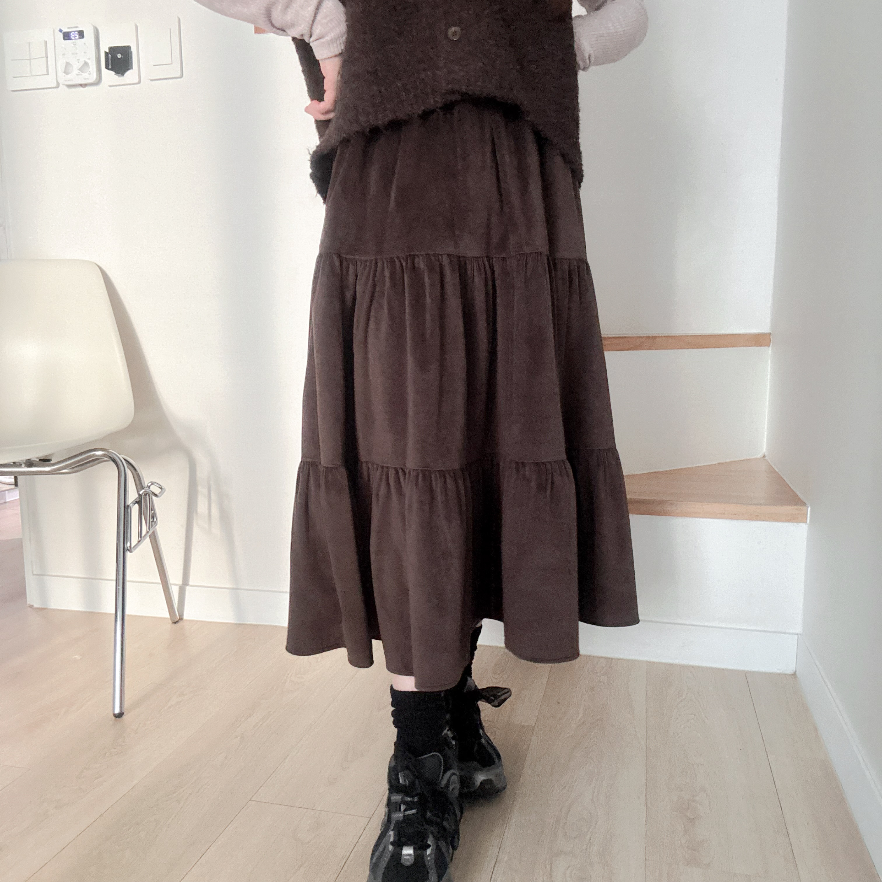 質感絲絨蛋糕裙