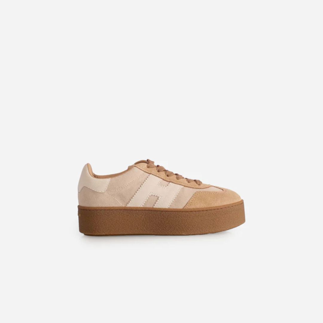 1YY1215-016 HOGAN Sneakers Hogan Cool Beige #HXW6980FB6TTQ70MB6 (S-BR-E)