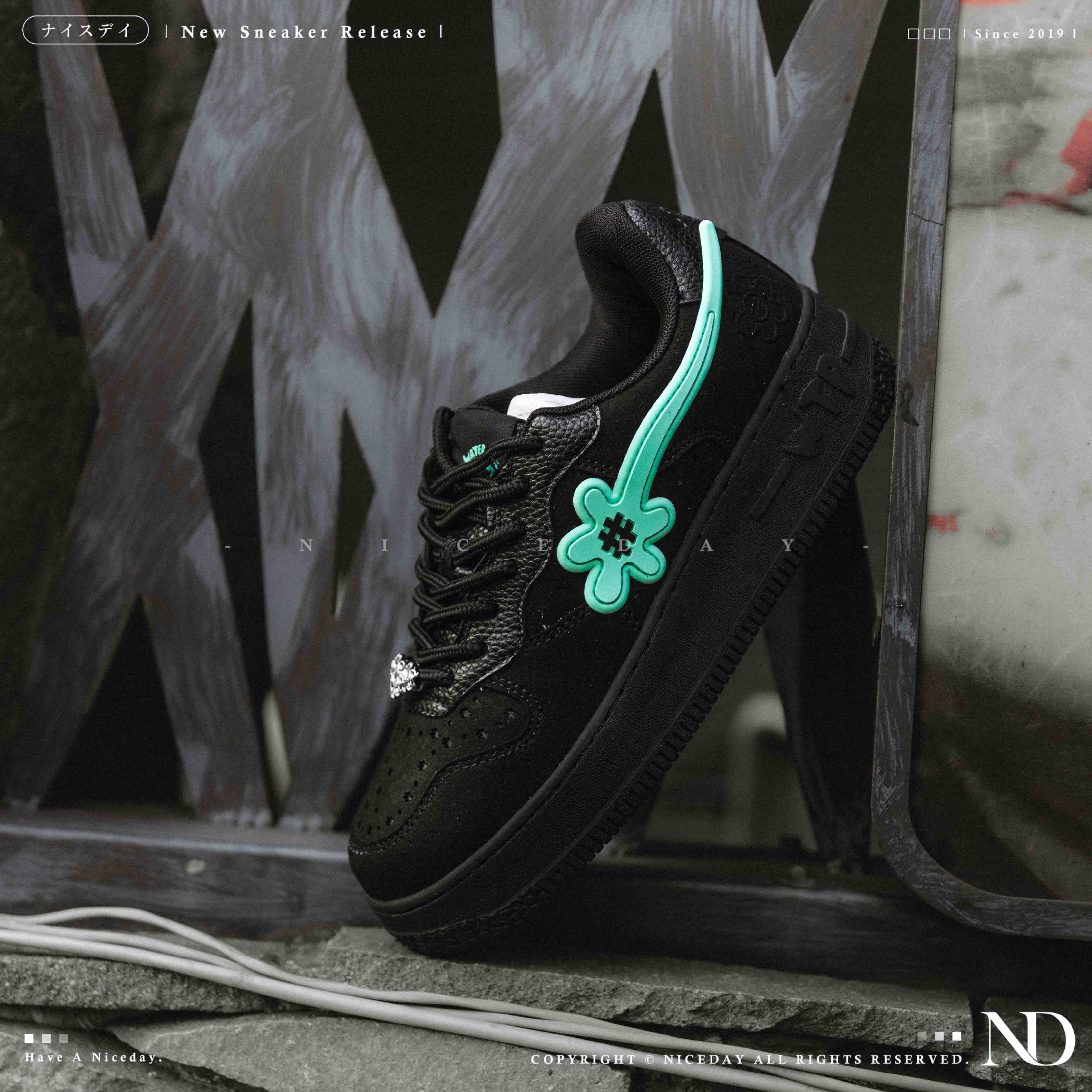 NICEDAY 現貨 Water The Plant WTP Tiffany Blue 蒂芬妮 綠 湖水綠 小花鞋 小花 日本 限量 WTPS1201-95-001