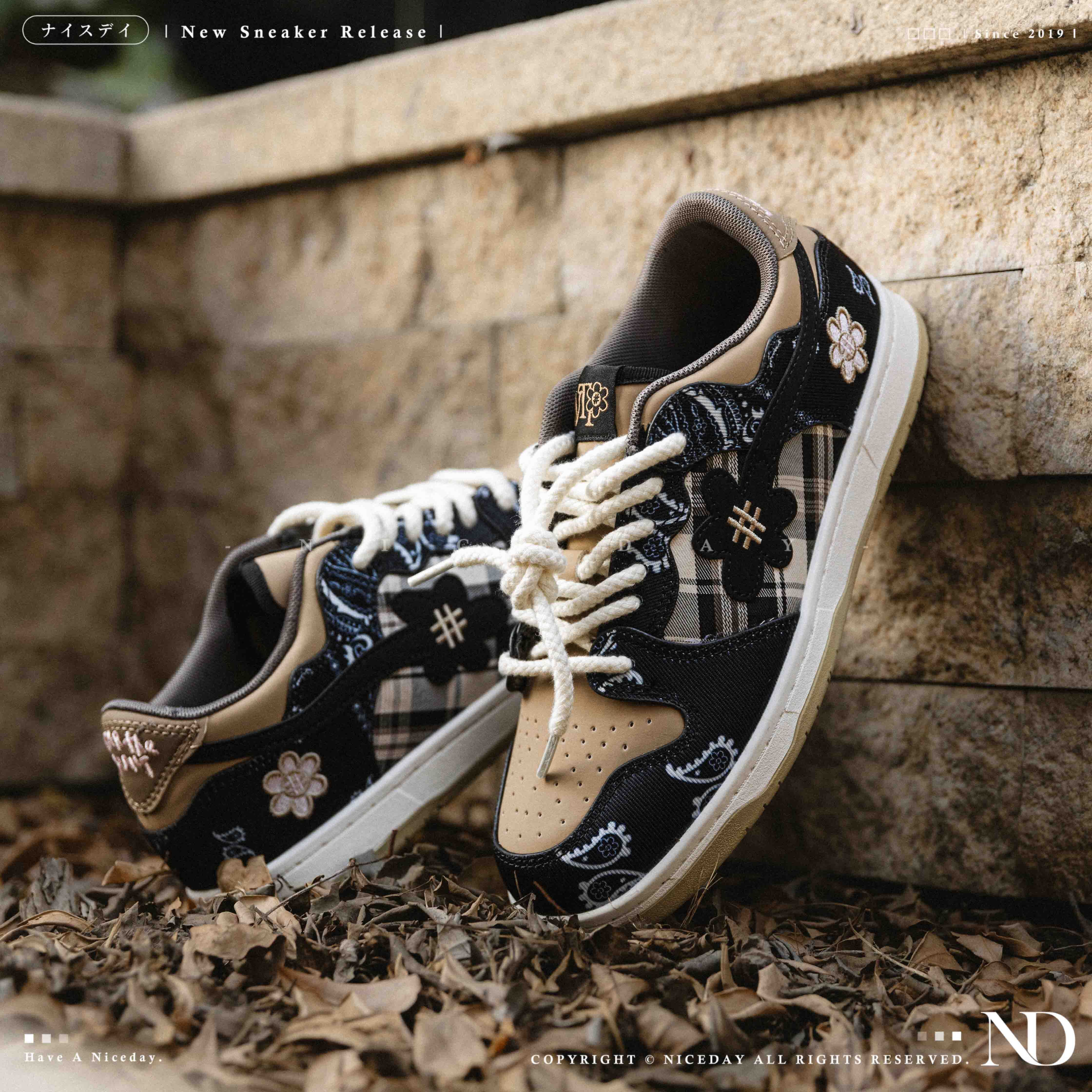 NICEDAY 現貨 Water The Plant WTP 腰果花 變形蟲 Travis Scott 小花鞋 小花 日本 限量 WTPS1140-94-005