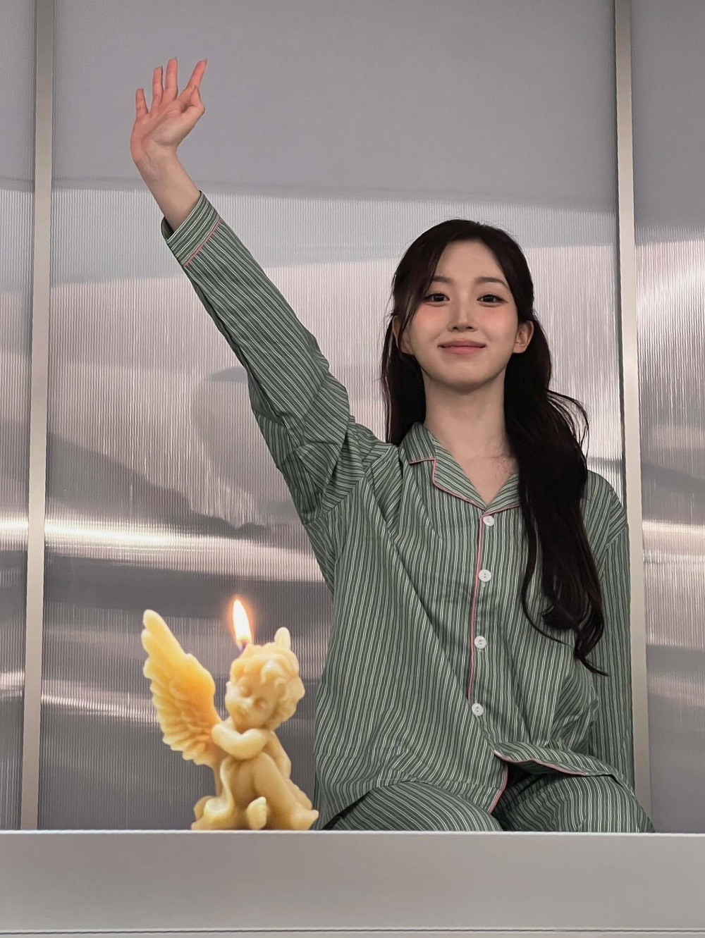 【現貨】Dossy 25FW 男女同版 Long-Sleeve Pajamas Set 長袖 長褲 睡衣 套裝組 NMIXX Haewon 吳海嫄 同款