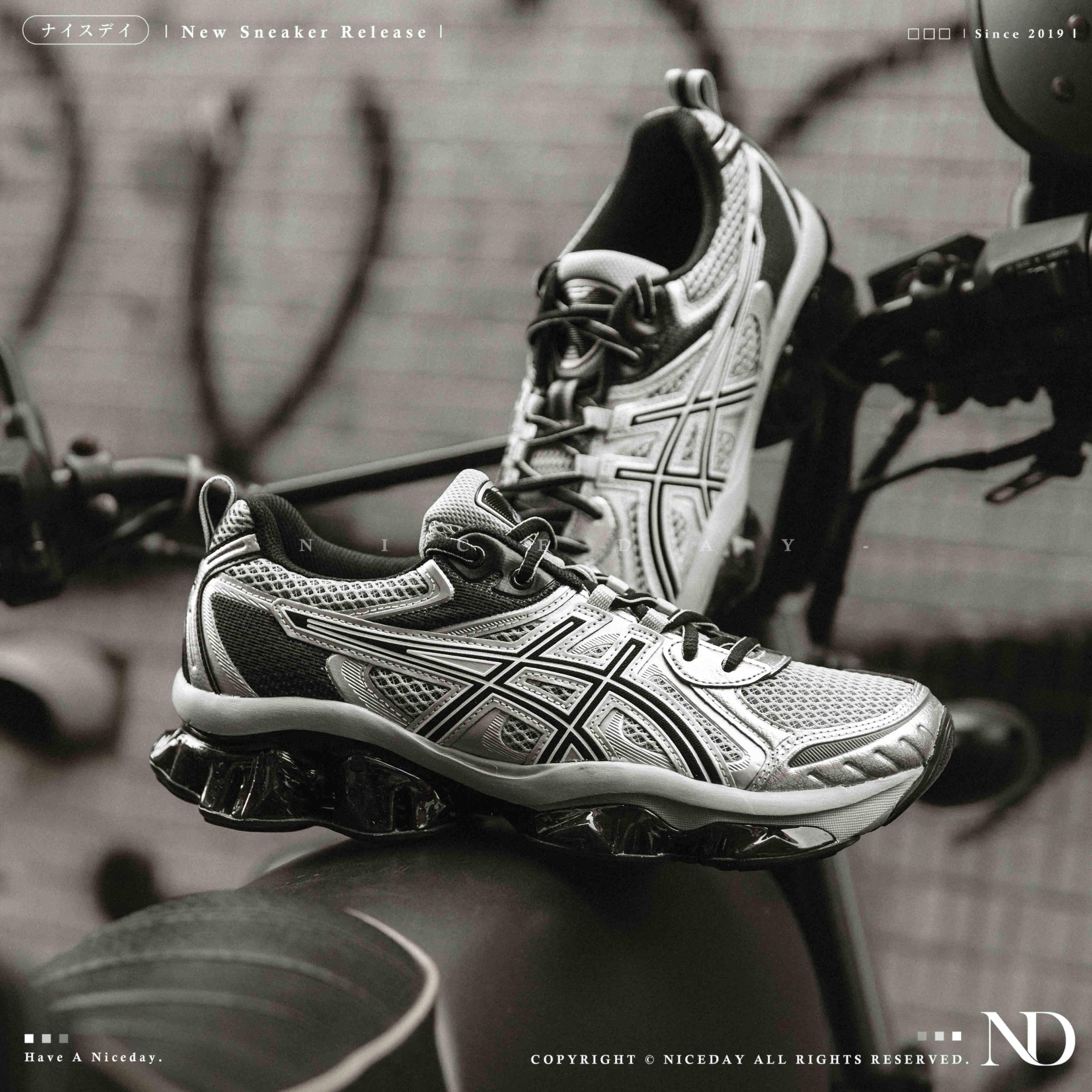 NICEDAY 代購 Asics GEL-Quantum Kinetic Silver 黑銀 銀 灰 金屬 銀灰 復古 科技 未來感 1203A270-022