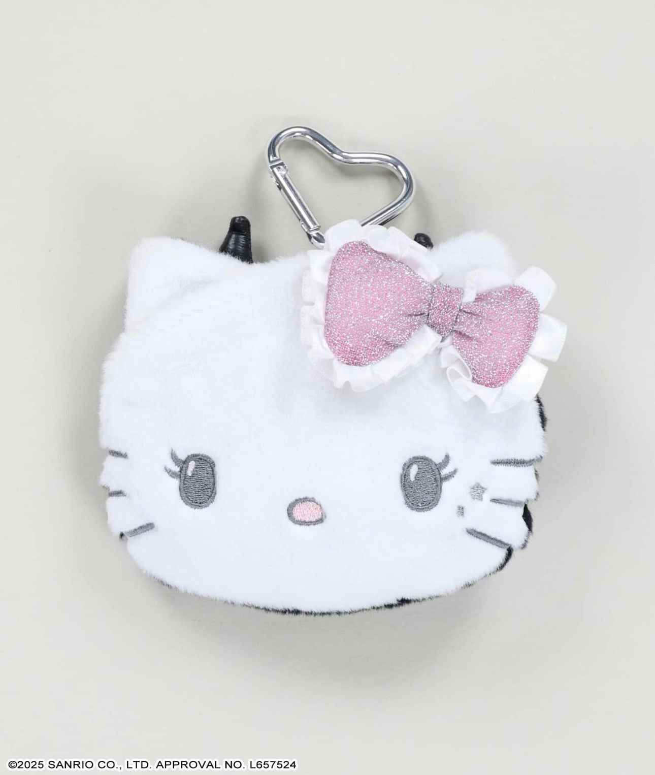 【預購】JN1215105 「Hello Kitty 天使小惡魔系列」絨毛質地雙面吊飾