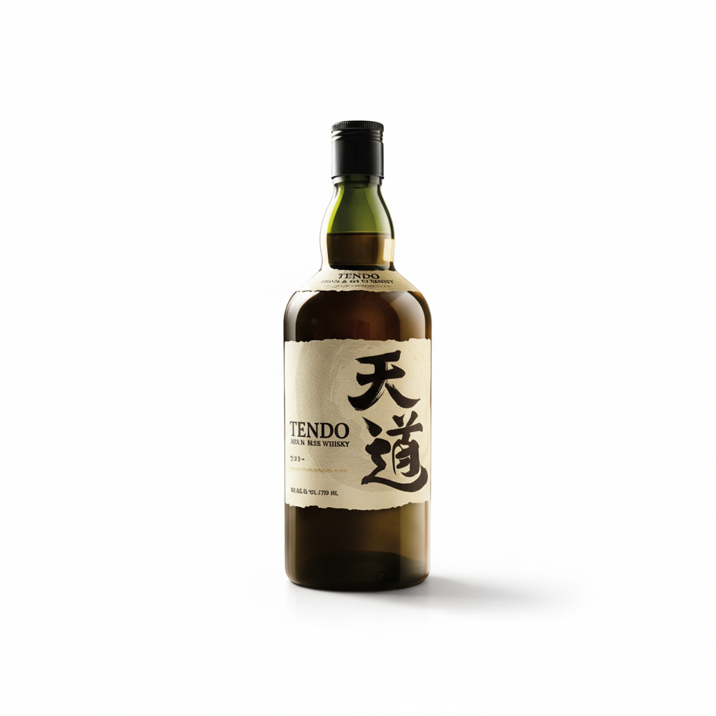 天道 TENDO 酒款瓶身展示：入口滑順、尾韻回甘的風味解析