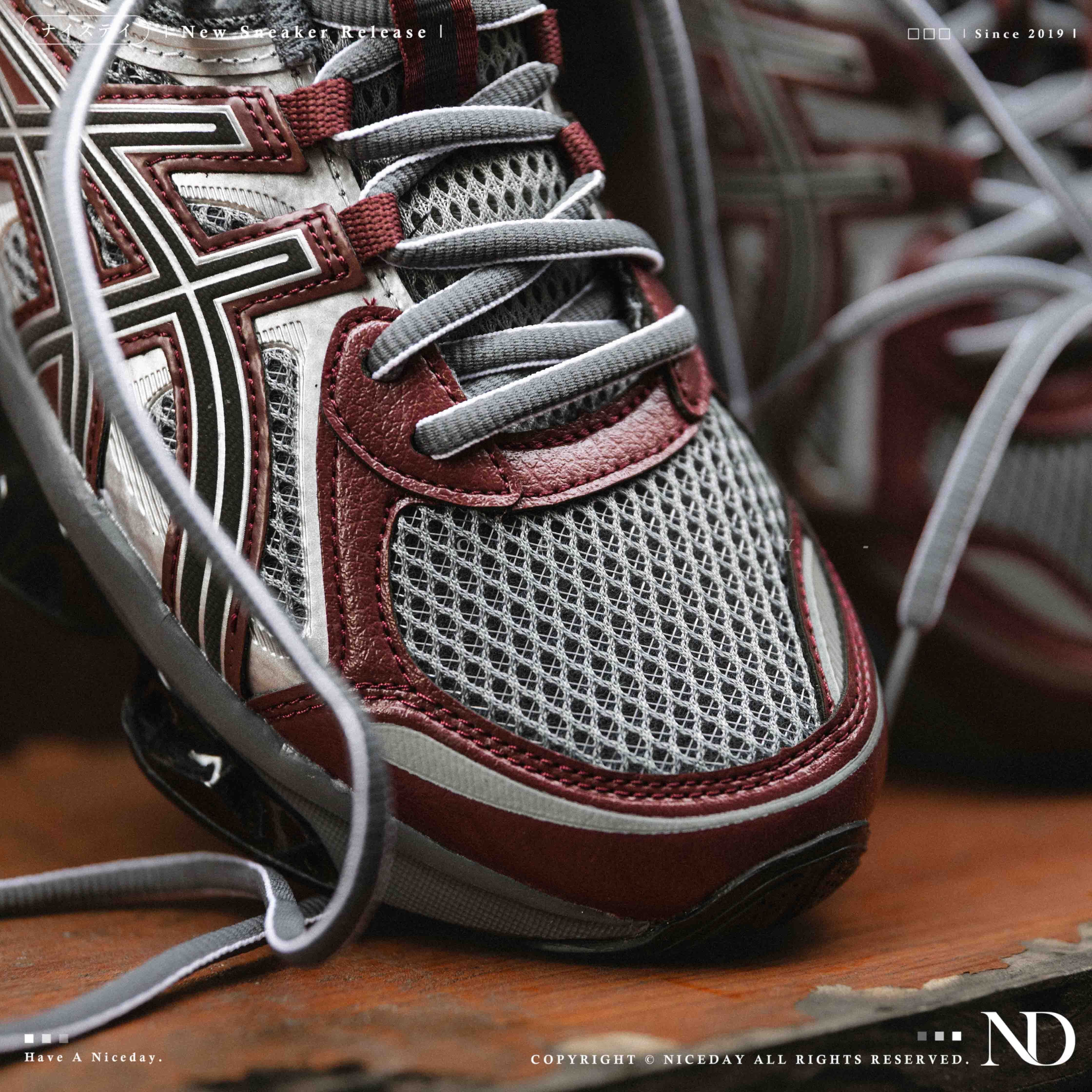 NICEDAY 代購 Asics GEL-Quantum Kinetic 銀 酒紅 深紅 復古 科技 未來感 1203A270-024