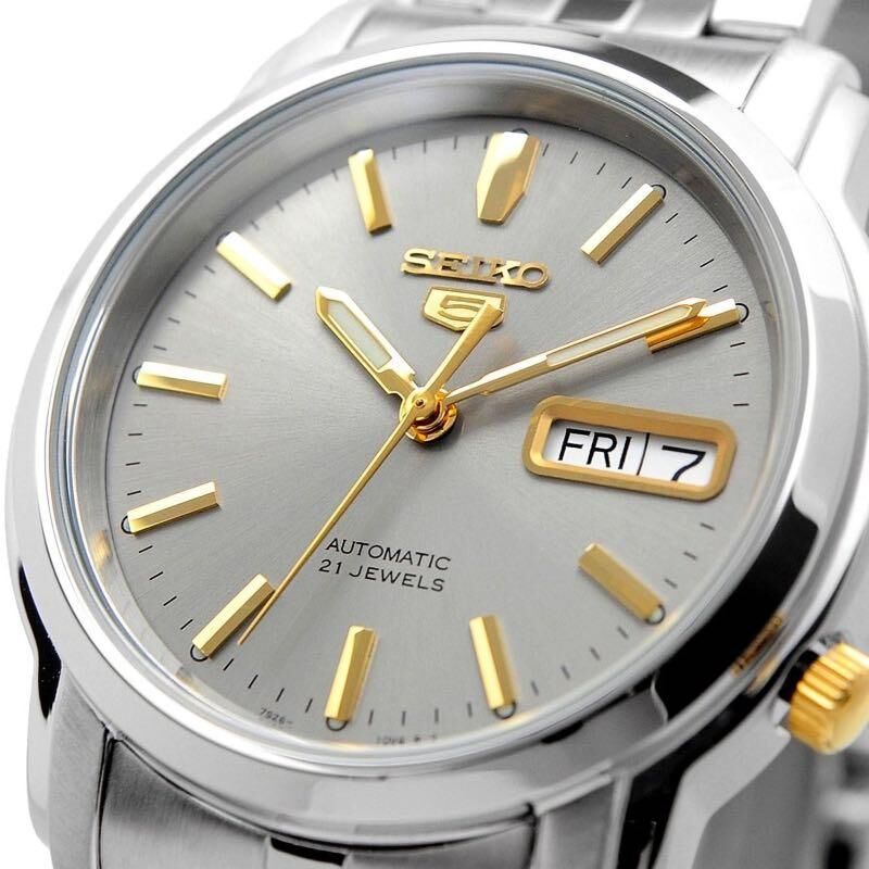 SEIKO 5 精工 盾牌 5號 SNKK67K1 灰面 鋼帶 自動機械錶