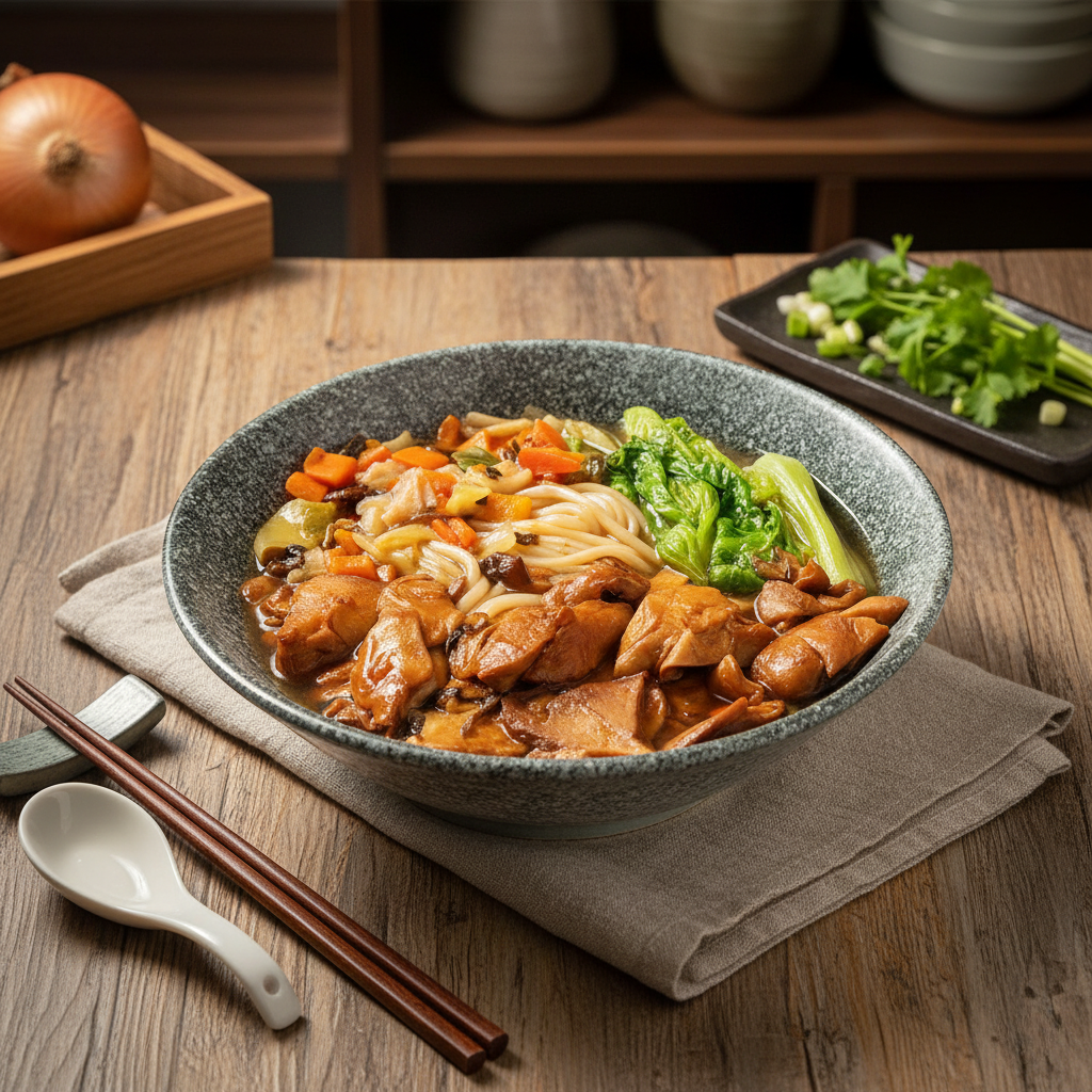 紅燒素肉藥膳Q粉