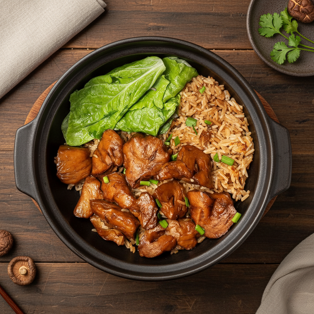 滷香香植物肉煲仔飯