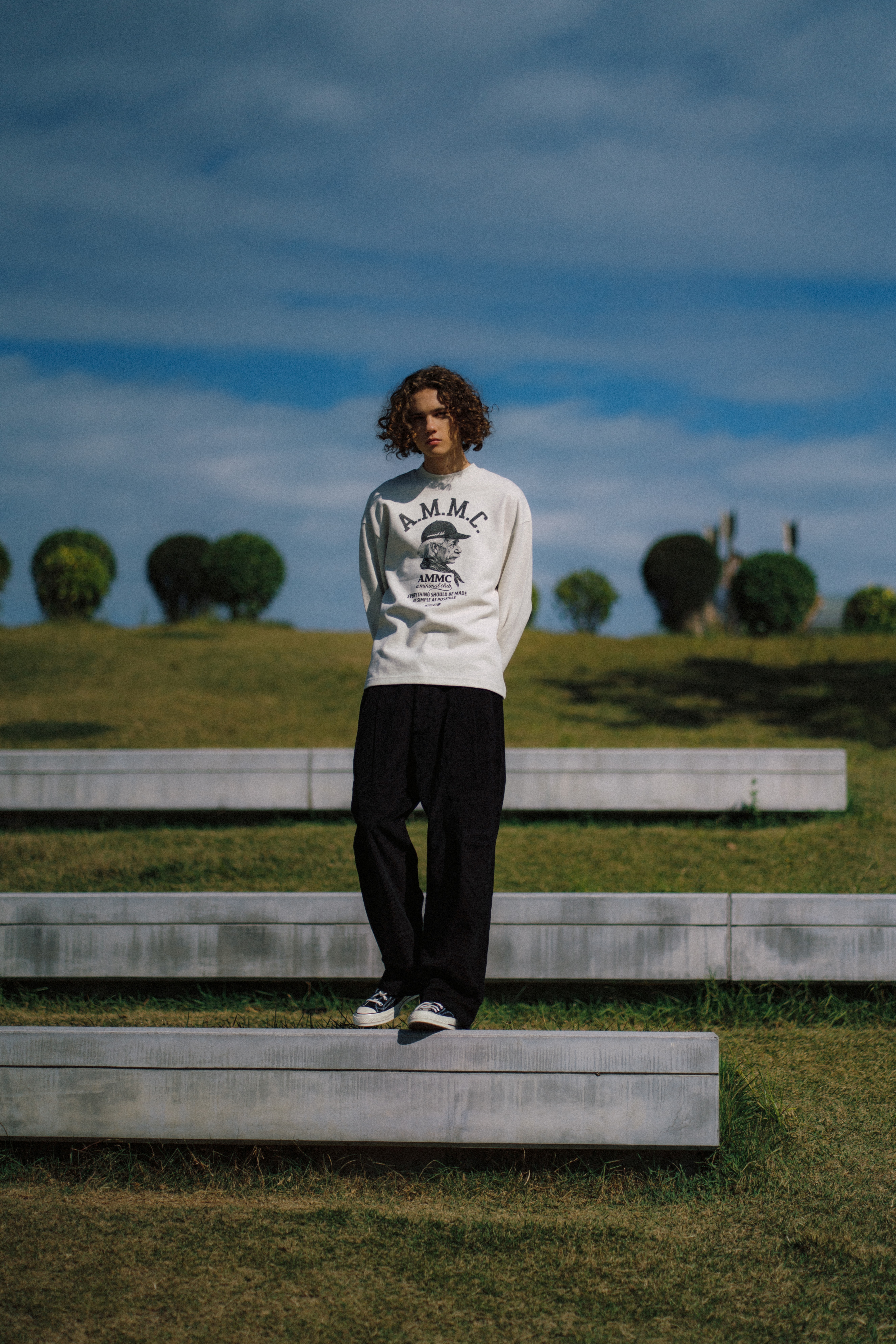 A MINIMAL CLUB PANTS AM5ATR04BK