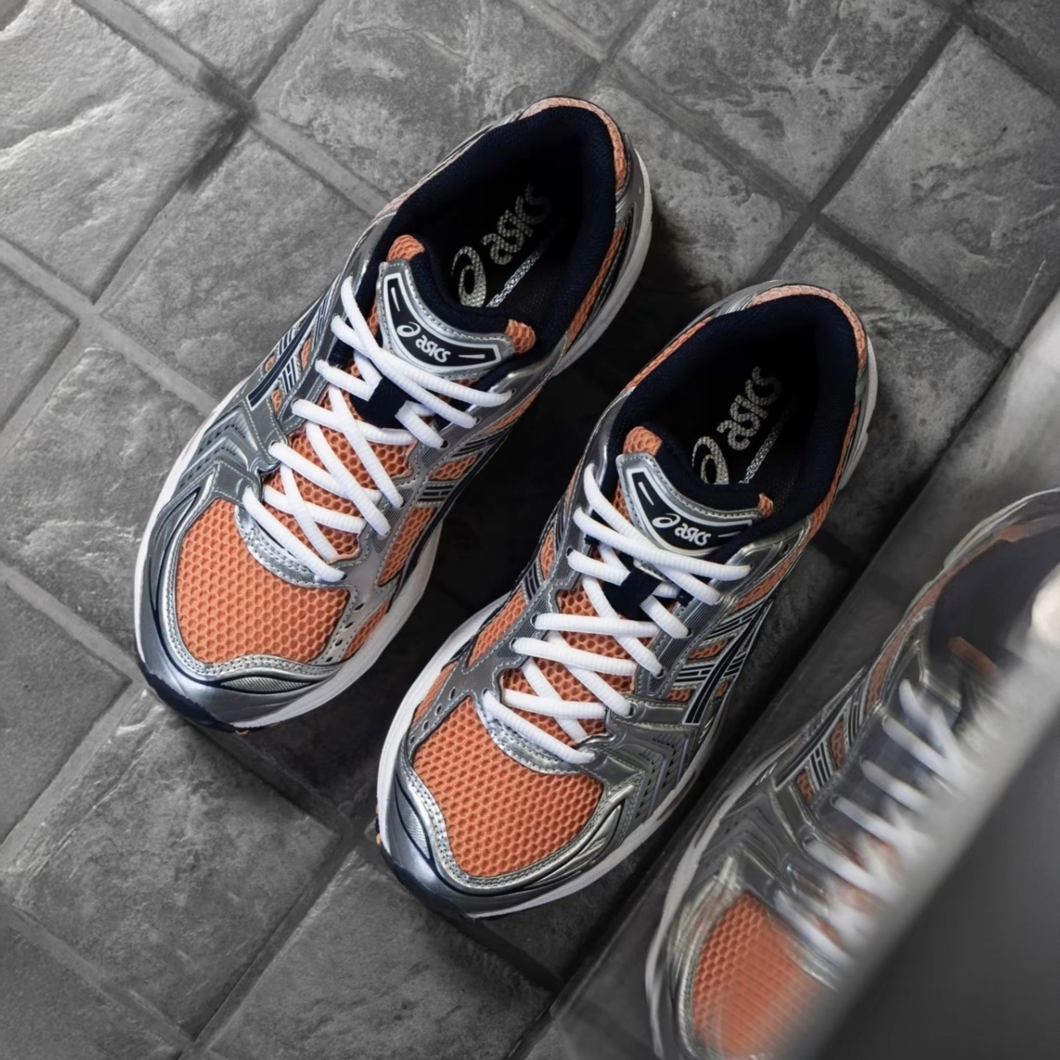 NICEDAY 代購 Asics Kayano 14 銀 橘色 特殊色 棕 橘 復古 1203A537-201