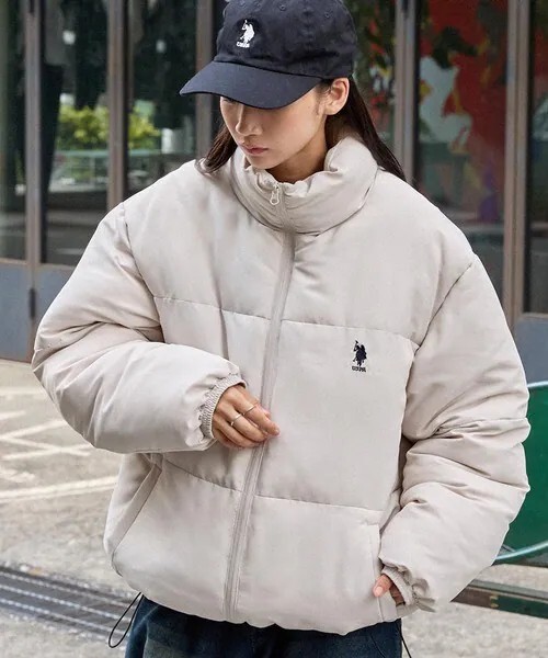 日本 U.S. POLO ASSN 立領 澎澎麵包外套 男女生外套 保暖外套 鋪棉外套