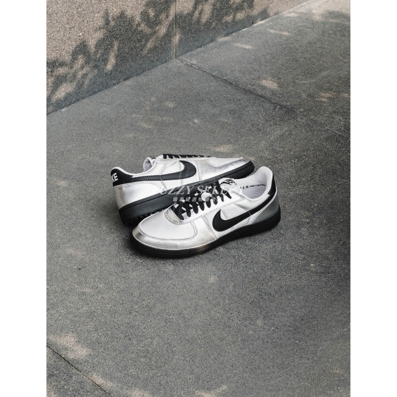 【逢甲 FUZZY】W Nike Field General "etallic Silver" 銀黑 金屬銀 HQ7397-001