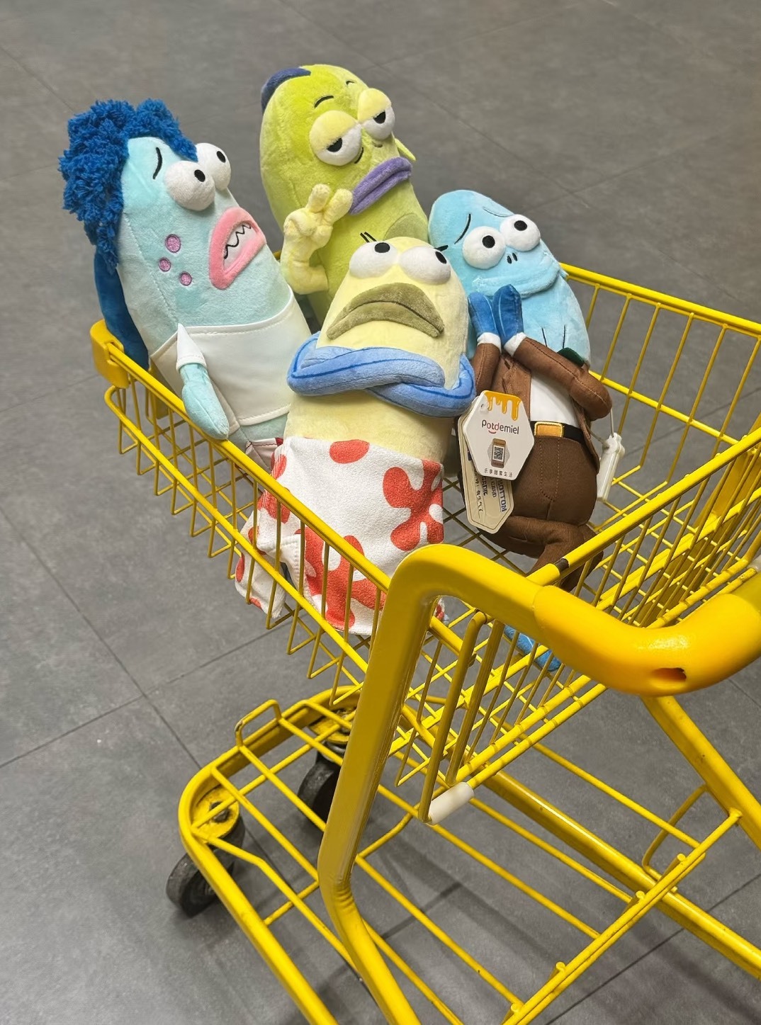 <預購> 比奇堡居民玩偶 海綿寶寶路人魚系列 4款