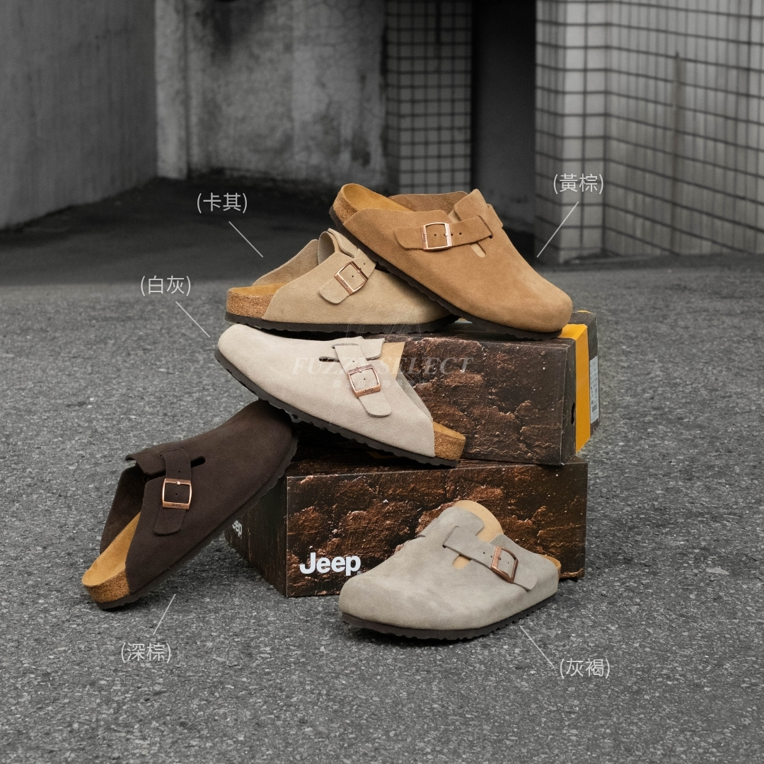 【逢甲FUZZY】JEEP 勃肯鞋 吉普 軟木底 拖鞋 男女鞋 多色可選