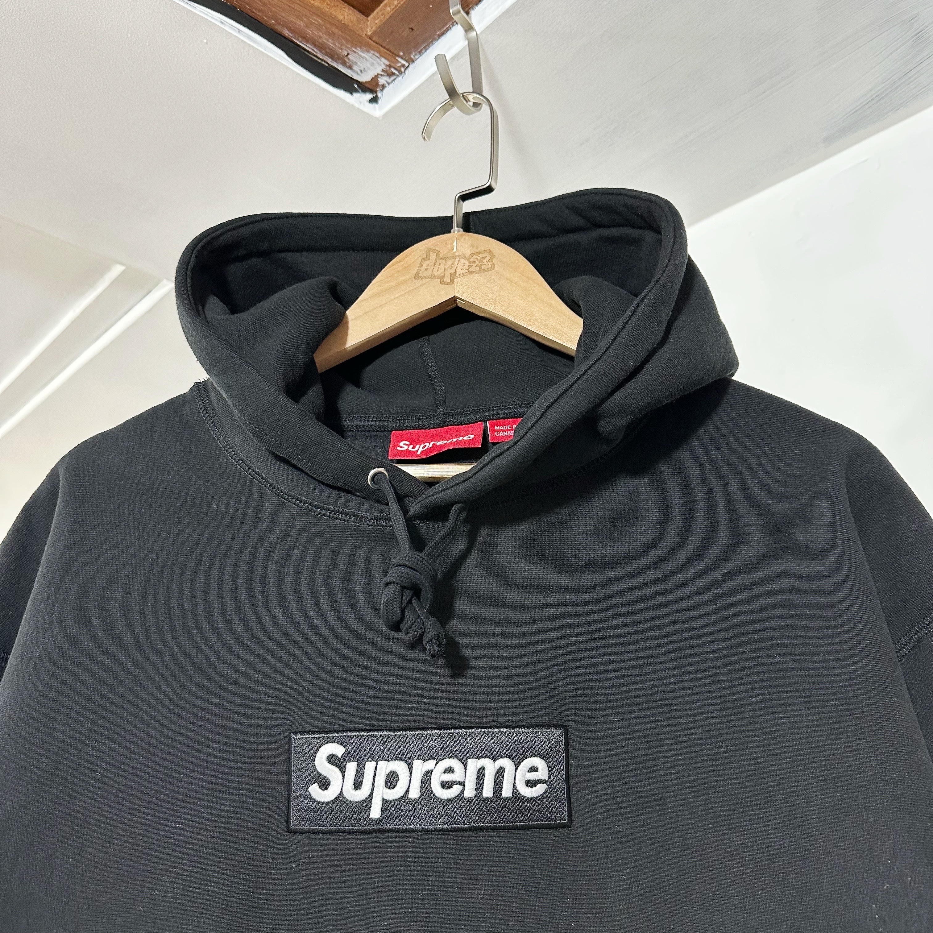 Supreme FW25 Box Logo Hooded Sweatshirt - Black