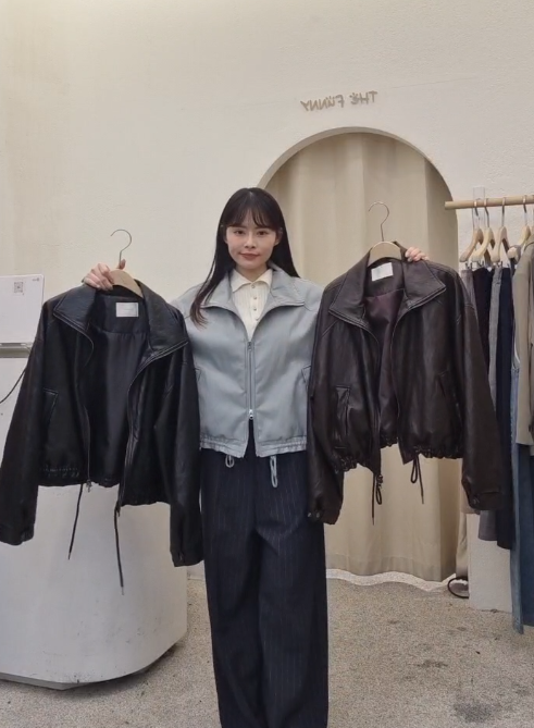 FP5310 高級寬松羊羔皮質感PU外套