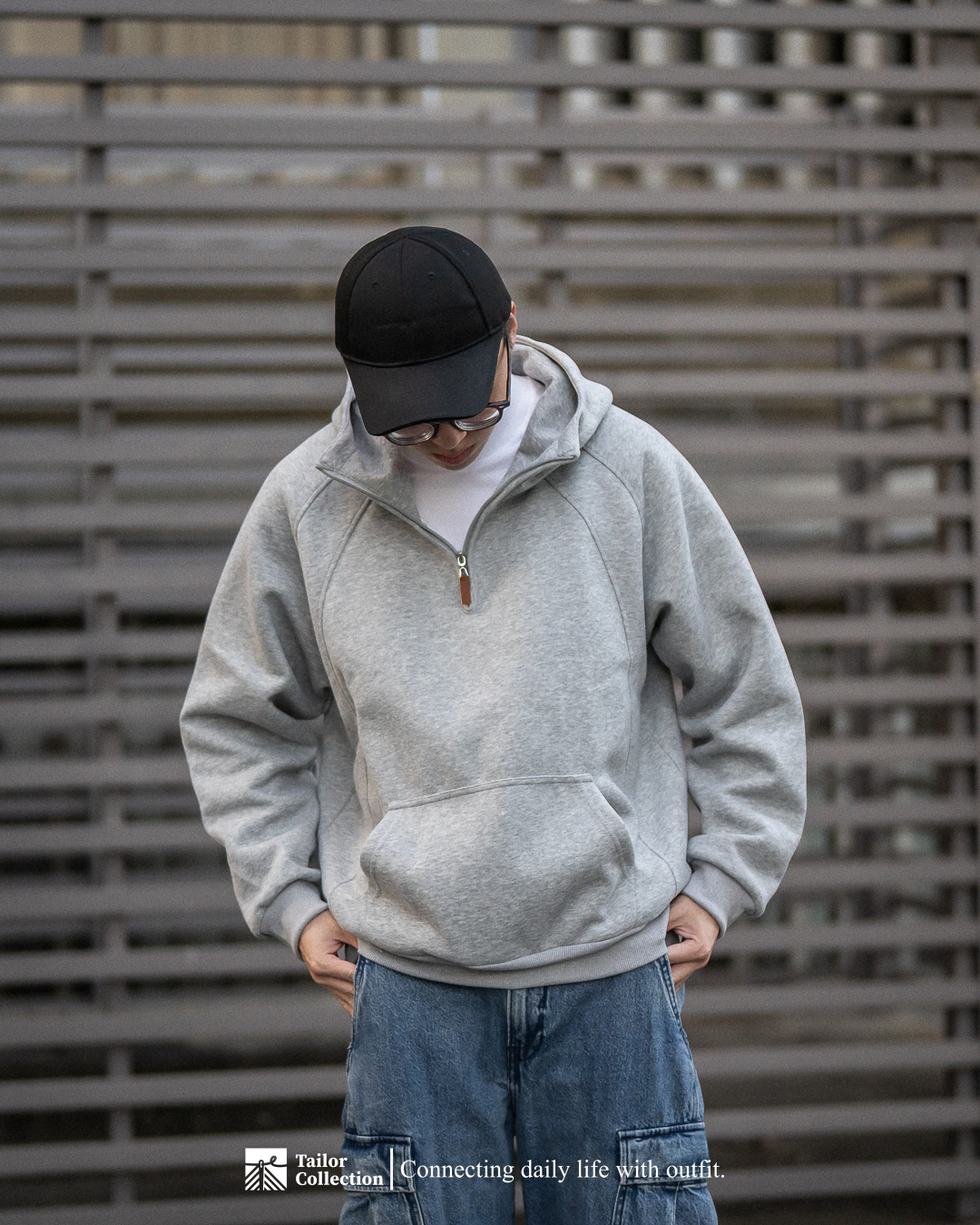 #預購+現貨 Tailor collection 重磅 380g 半拉鍊 連帽衛衣四色