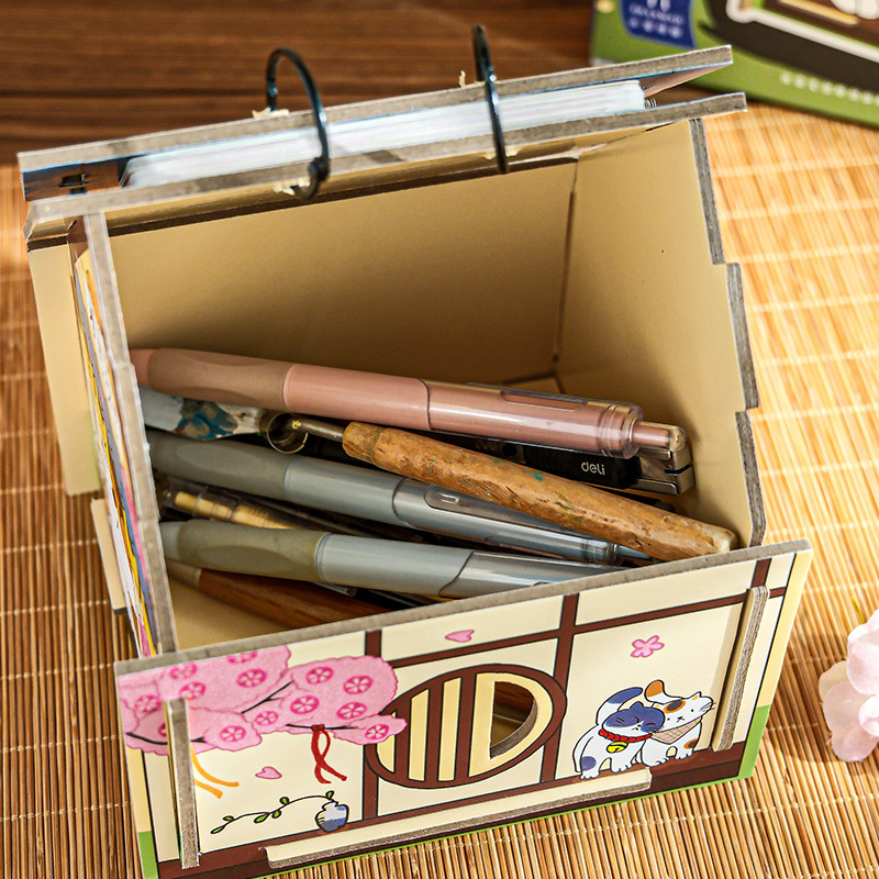 2026 Desk Calendar Storage House Ornament