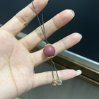 1216GZ09-合香GZ-護心膠花單珠手機掛 1條（A9）