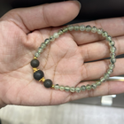 1216GZ28-合香GZ-北苑綠黑髮招材水晶手串 1條（A28）