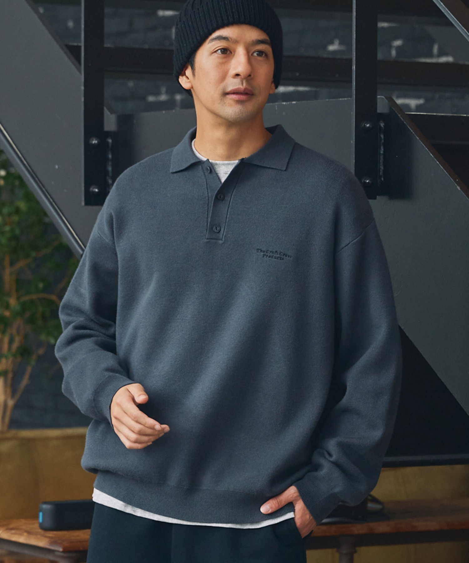 🇯🇵The craft crew 針織polo長袖 TCCP kn986