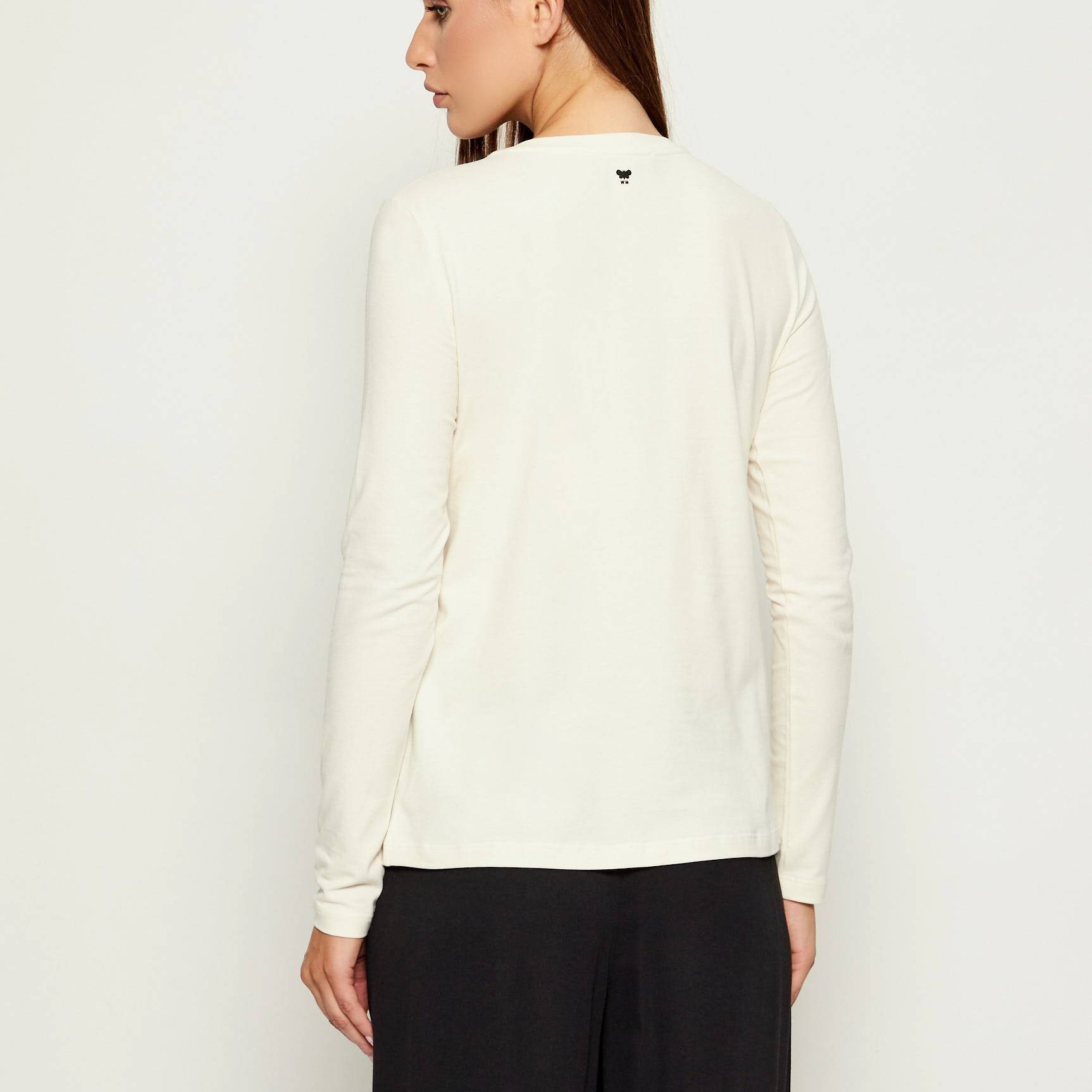 1YY1215-095 MAX MARA Weekend Blouse Renoir T-Shirt White #2525946032600007 (BR)