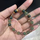 1216GZ42-合香GZ-東閣粉綠草莓晶手串 1條（A42）