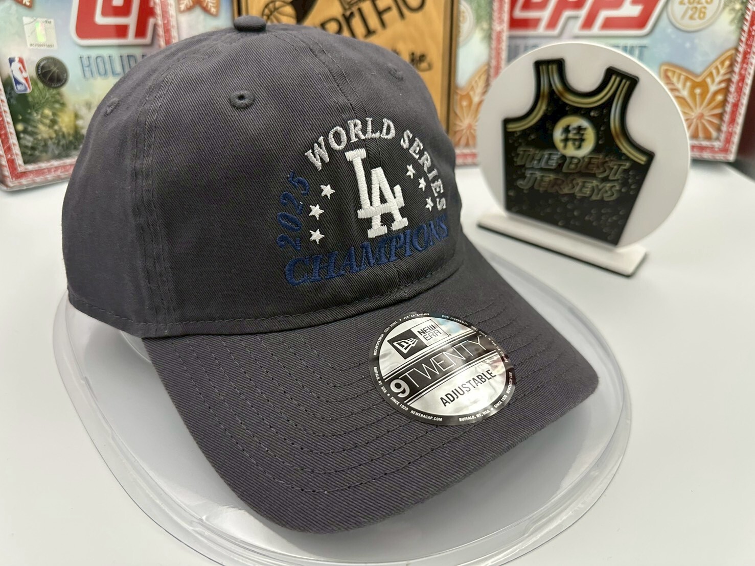 MLB帽子 Los Angeles Dodgers 洛杉磯道奇 冠軍帽 灰老帽 連霸 電繡 老帽 New Era 9Twenty 可調式