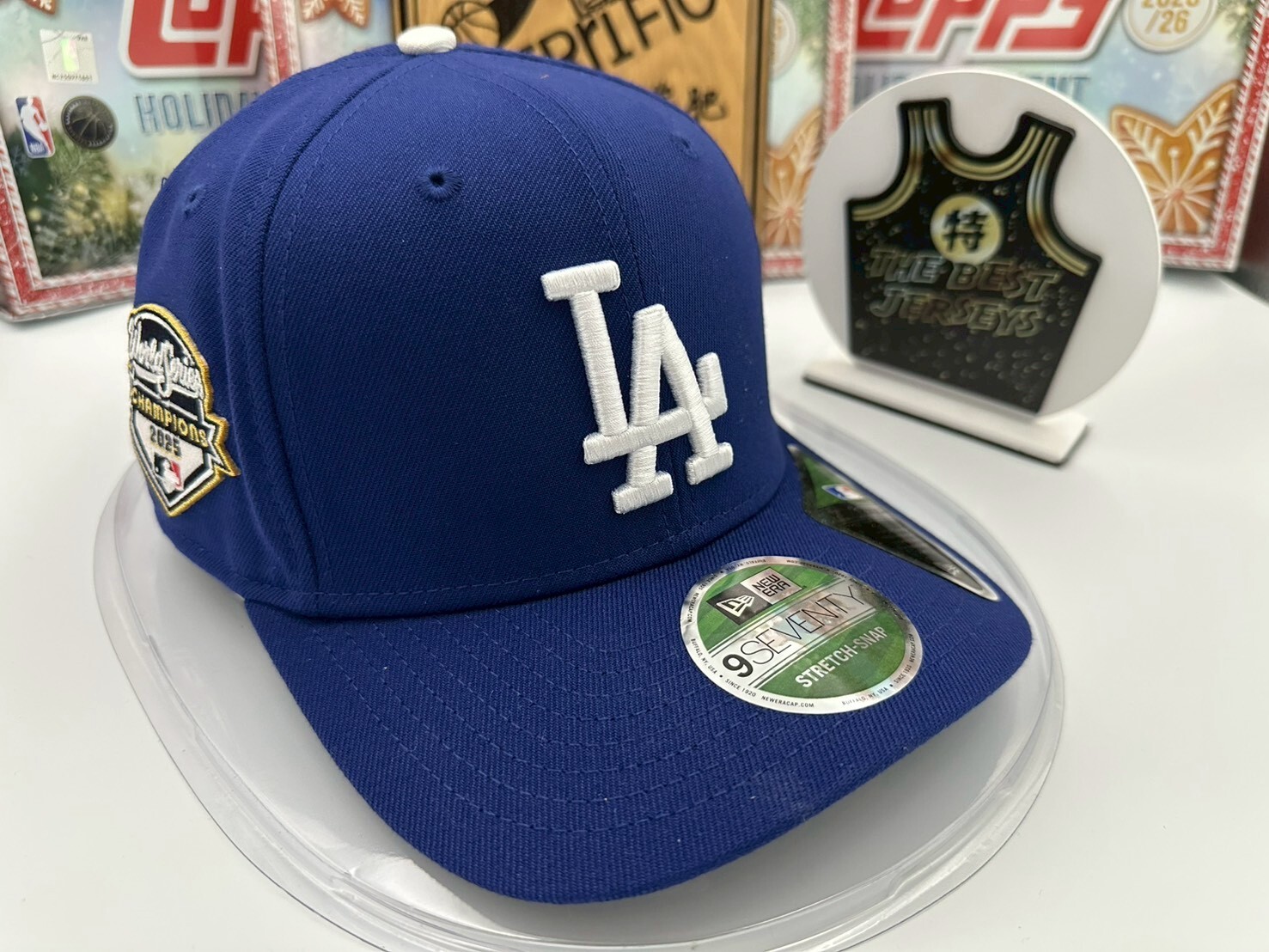 MLB帽子Los Angeles Dodgers 2025 洛杉磯道奇 冠軍帽 藍底 電繡 連霸 老帽 New Era 9Seventy 可調式 全新