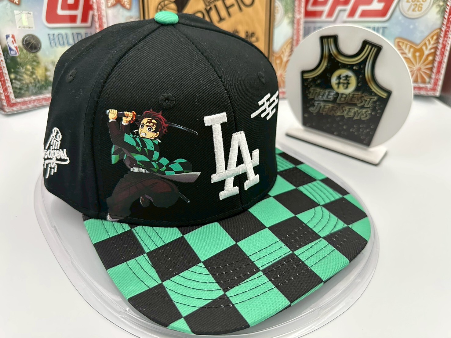 MLB帽子 Los Angeles Dodgers 洛杉磯道奇 X 鬼滅之刃 聯名款 進場贈品 棒球帽 可調式 全新