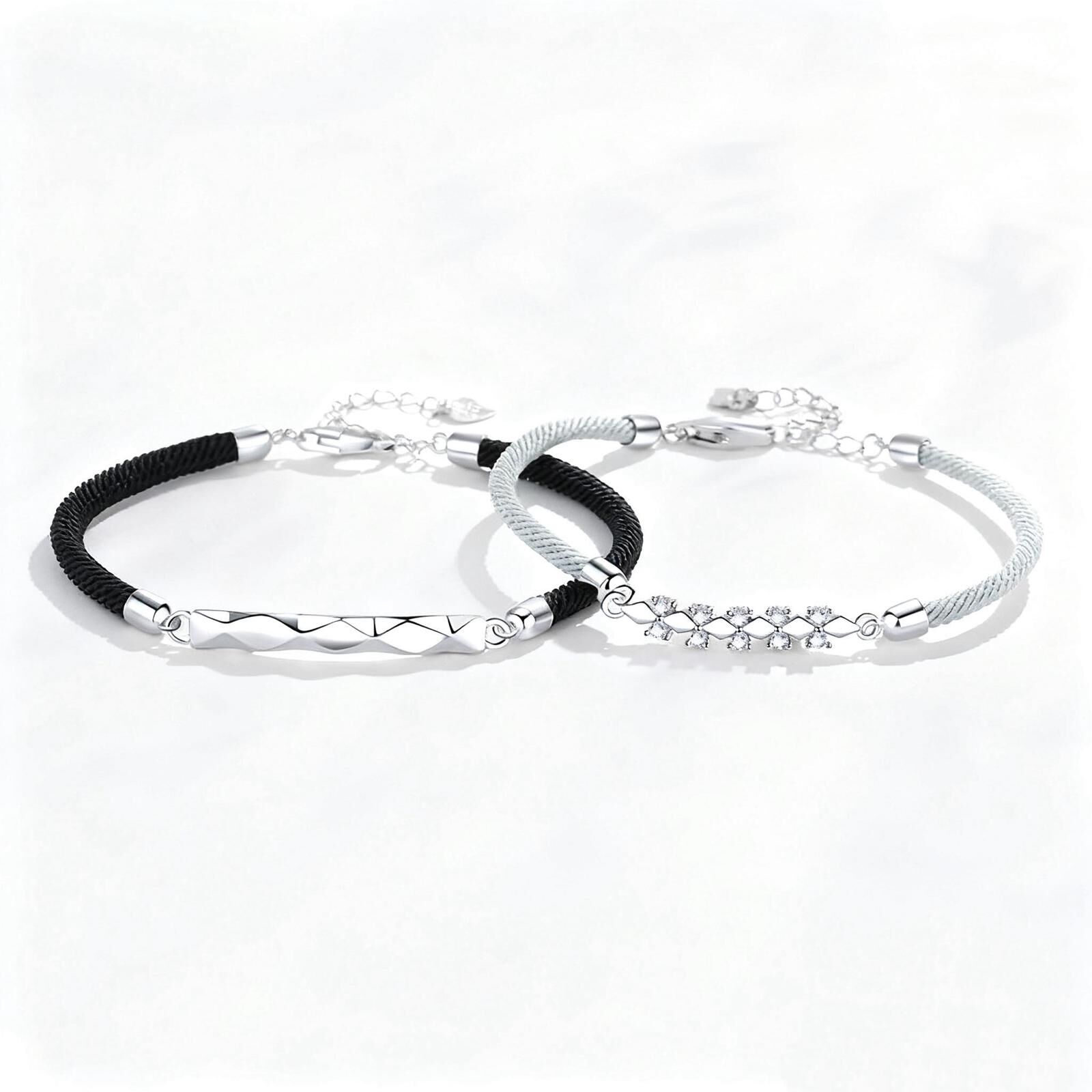 「星河遺珠🌌」情侶手鏈 | S925純銀 | 免費刻字