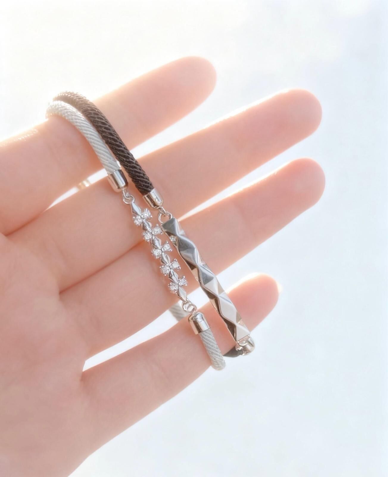 「星河遺珠🌌」情侶手鏈 | S925純銀 | 免費刻字