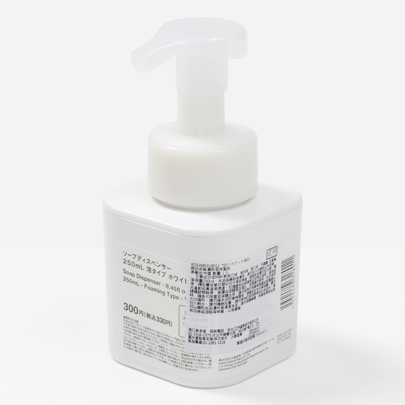 SP 慕斯皂按壓瓶/白 250ml