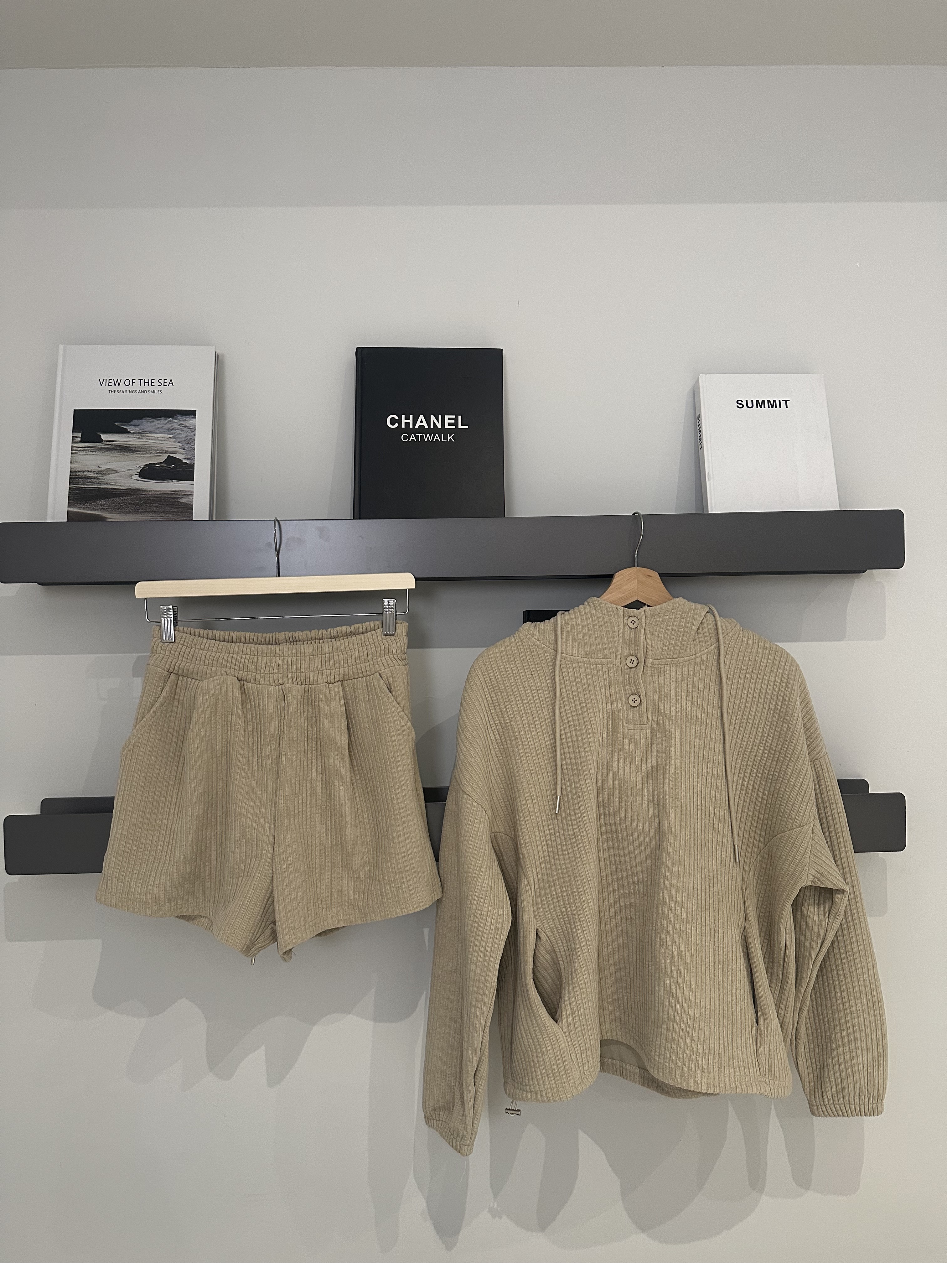 （現貨）#AG49 坑條1+1套裝(黑/灰/杏)