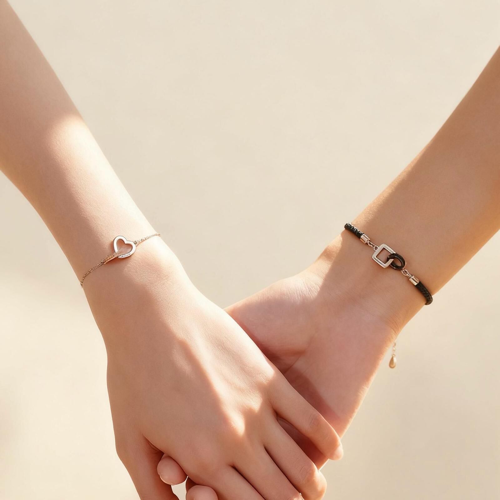 「LOVE Forever💗」情侶手鏈 | S925純銀 | 免費刻字