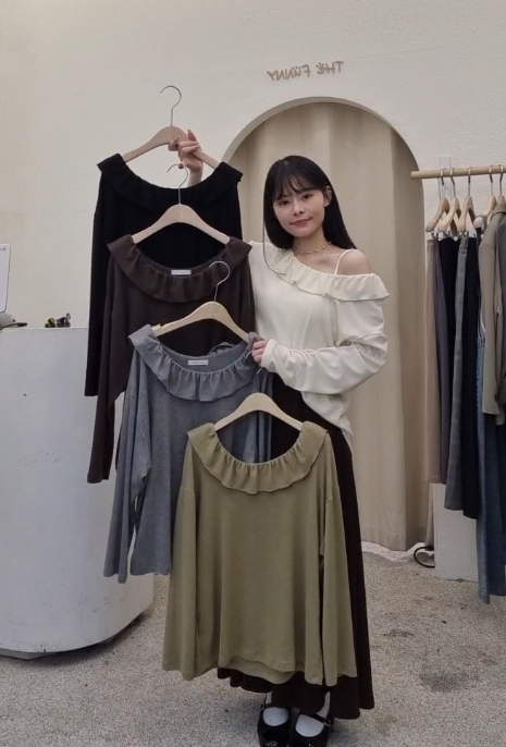 FP5347 混羊毛波浪反領上衣