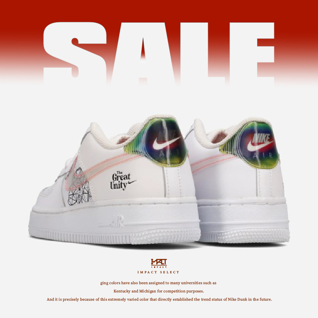 【清倉優惠】Nike Air Force 1 塗鴉 烏托邦 DM5457-110