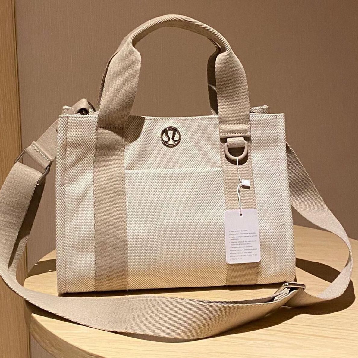 Lululemon 雙色帆布袋