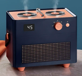 日式雙噴頭便攜式加濕器(藍) (非日本製)