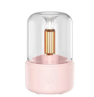 日式仿燈泡香薰加濕器(粉紅) (非日本製)